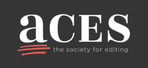 ACES the society for editing logo